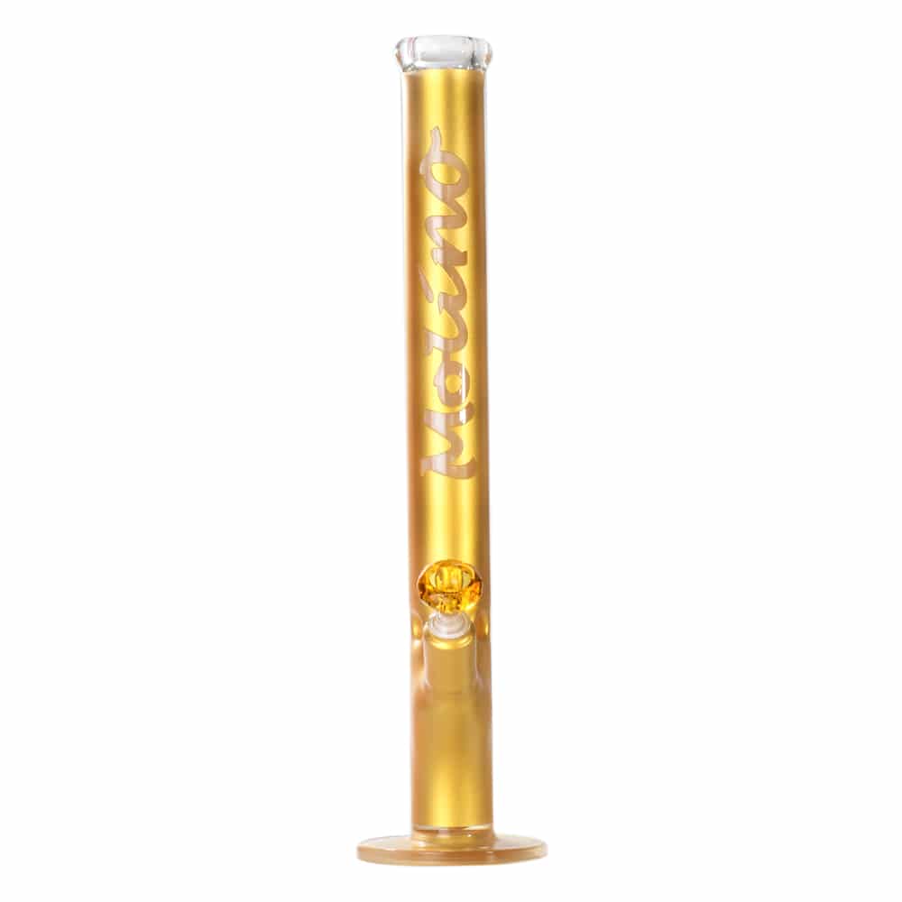 Goldfinger Glass Bong with Gold Pre-cooler Set
