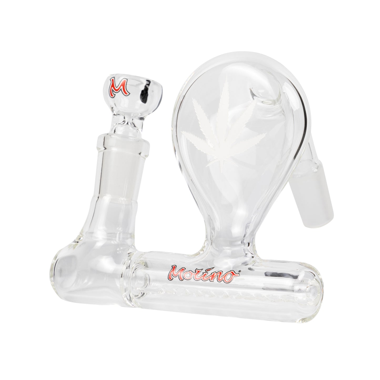 The White Widow White Bong with White Pre-Cooler Set