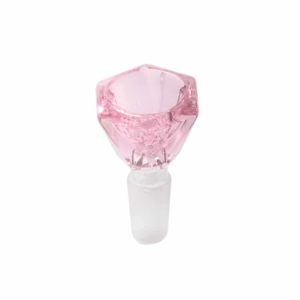 Pink Diamond Bong Bowl - Molino Glass Bongs