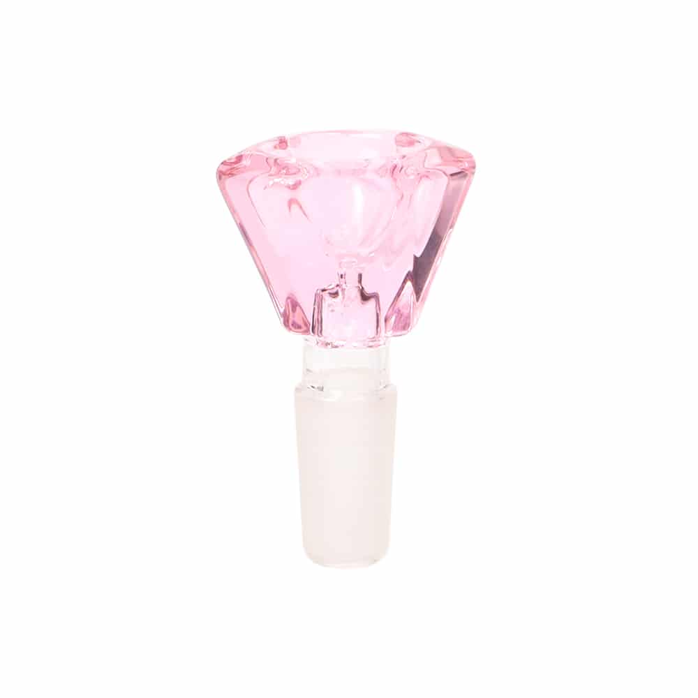 Pink Diamond Bong Bowl - Molino Glass Bongs
