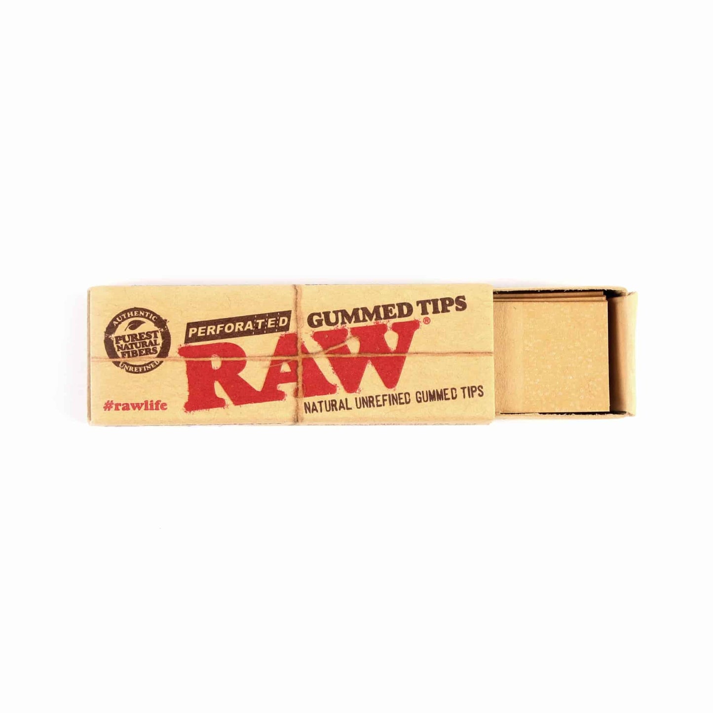 RAW Filter Tips Gummed & Perforated
