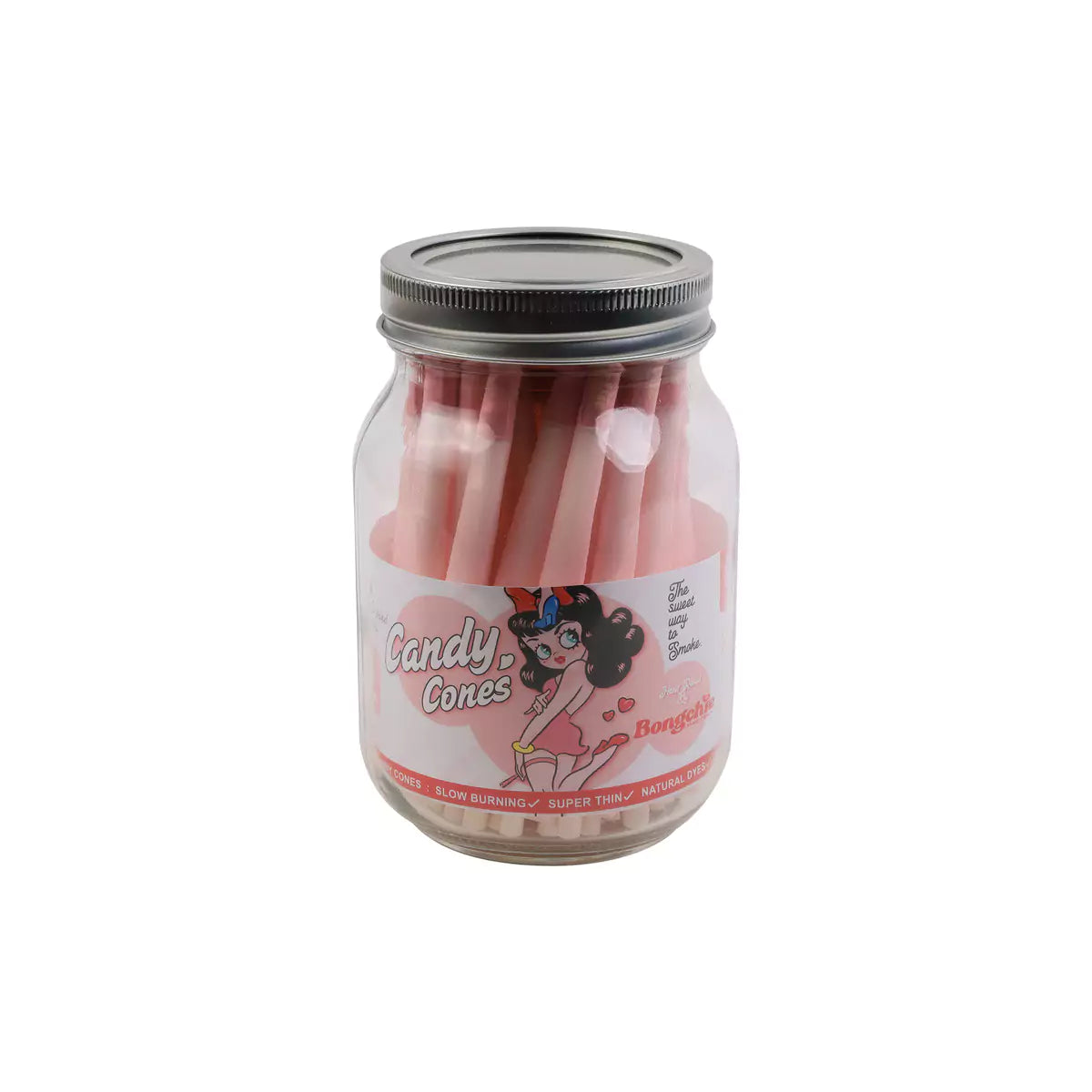 LEAF Candy Cones Pink (40 Cones)